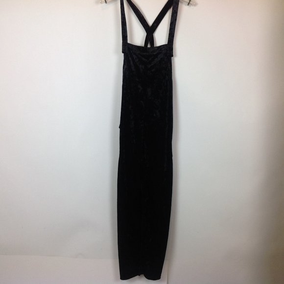 Hem & Thread Pants - New Hem & Thread Stretch Velvet Velour Romper L